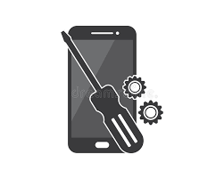 Smartphone Repair Logo Icon Illustration Design Stock Vector - Illustration  of electronic, crack: 149348041